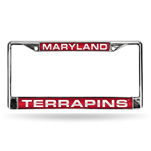 Rico Industries Wyoming Cowboys Chrome License Plate Frame