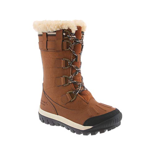 BEARPAW Women's Desdemona Hickory Size 5 | Women's Boot Classic Suede | Women's Slip On Boot | Comfortable Winter Boot