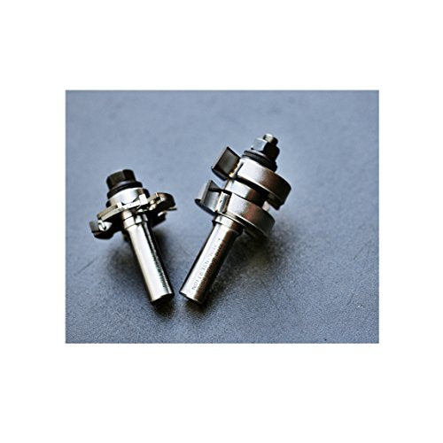 Freud Adj Tongue & Groove Router Bit Set w/1-3/4" Dia, ½" Shank (99-036)
