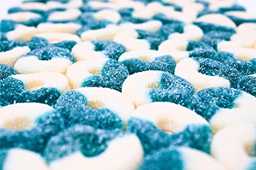 Grandys Candys -Assorted Rainbow Mix- Gummy Rings- Soft, Chewy, Sugar Dusted- Bulk Candy (1 Pound)