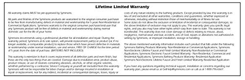 Symmons 473TB-18 Allura 18 in. Wall-Mounted Towel Bar in Polished Chrome