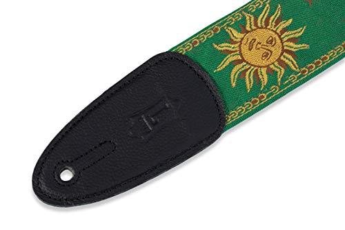 Levy's Leathers Guitar Strap (MPJG-Sun-GRN)