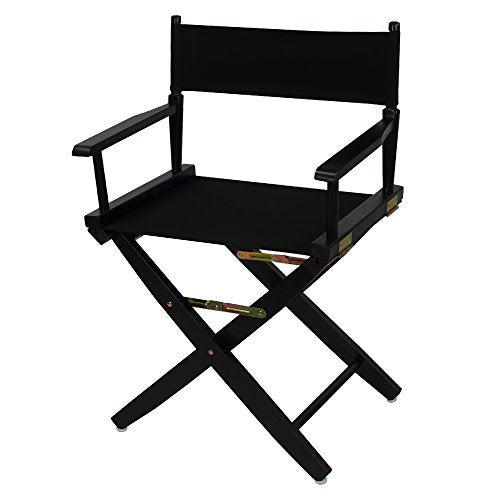 American Trails Extra-Wide Premium 18" Director's Chair Mission Oak Frame with Natural Canvas