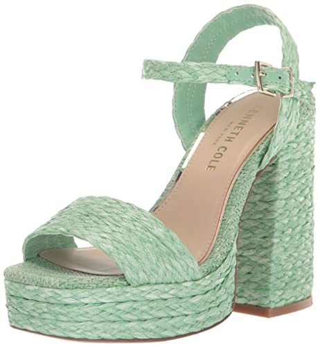 Kenneth Cole Women's Women's Dolly Heeled Sandal, Plum, 9