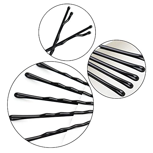 YINGFENG Jumbo Hair Pins for Women: 220pcs 2.76 Inch Large Blonde Bobby Pins, Long Gold Hair Pins with Box, Reusable Non-Slip Pins for Thick Hair