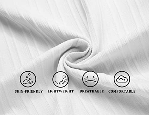 COOFANDY Mens Hawaiian Shirt Short Sleeve Button Down Shirts for Men Linen Beach Shirt, Palm Tree Blue, M