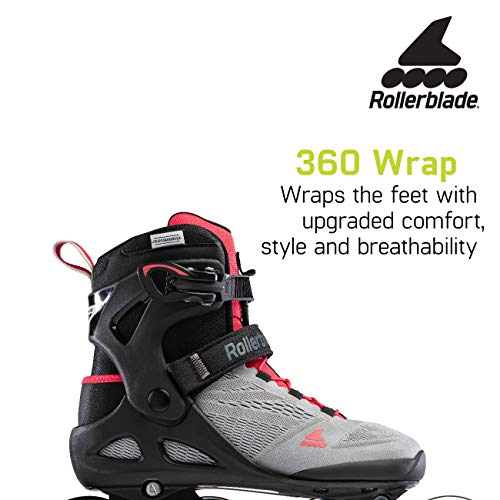 Rollerblade Macroblade 90 Women's Adult Fitness Inline Skate, Neutral Paradise Pink