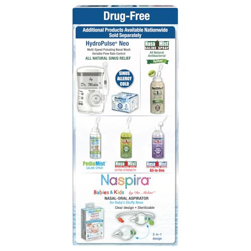 NeilMed Sinus Rinse All Natural Relief Premixed Refill Packets 100 Count (Pack of 1)