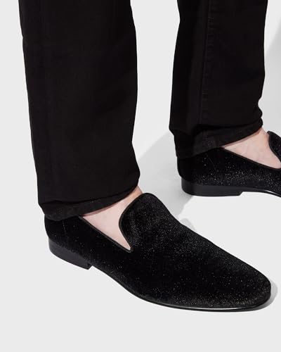 Steve Madden Men's Laight Loafer, Blue Velvet, 13