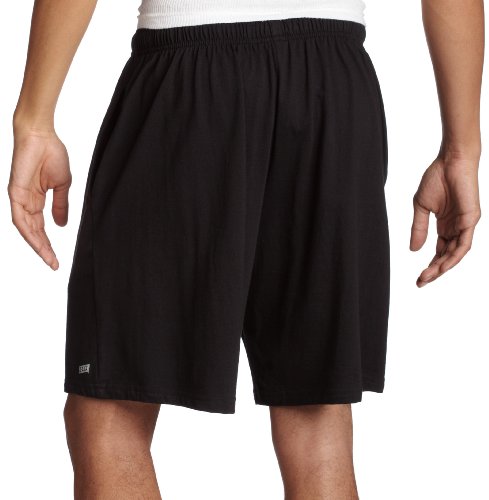 Soffe Men's Classic Cotton Pocket Short, Gunmetal/Black (2 Pack), Medium