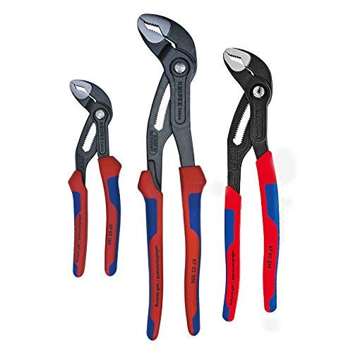 KNIPEX - 9K 00 80 05 US Tools - 3 Piece Multi-Component Cobra Set (7, 10, & 12) (9K008005US)