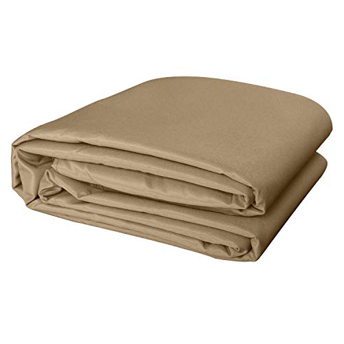 ABCCANOPY Gazebo Replacement Curtain 10'x12' - Universal Privacy Side Wall for Outdoor Gazebo, 1 Panel Only (Beige)