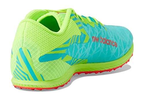 New Balance Men's XC Seven V4 Running Shoe, Pixel Green/Cyber Jade, 7.5