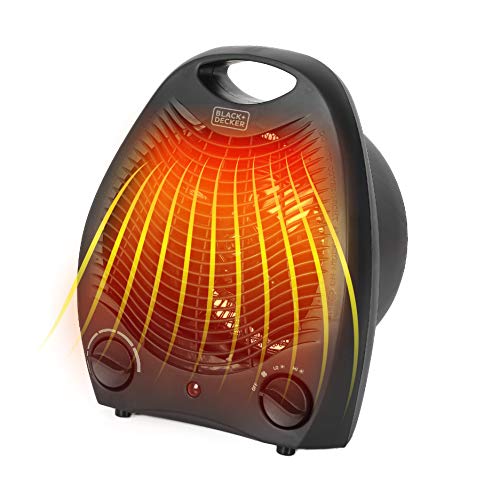 Title: BLACK+DECKER Lightweight Space Heater for Indoor Use, 1500W Infrared Heater with Overheat Protection
