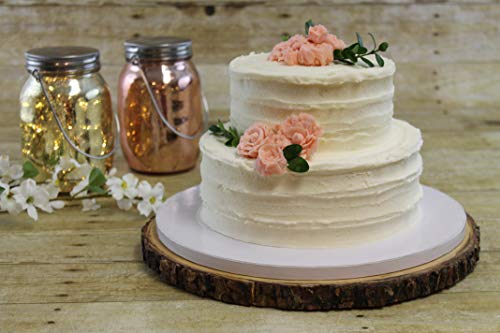 16 Inch Cake Board Drums Round, 6-Pack, Gold, Sturdy 1/2” Thick for Heavy Or Multi-Tiered Cakes