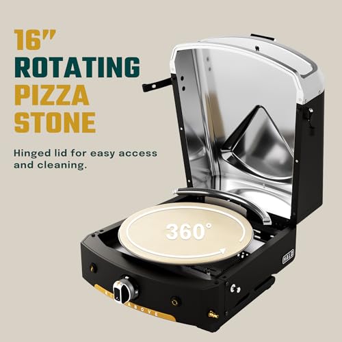 Halo Versa 16 Propane Gas Outdoor Pizza Oven with Rotating Cooking Stone | Portable Appliance for all Outdoor Kitchens