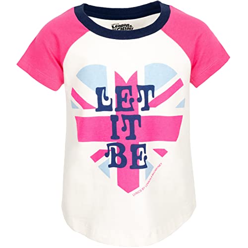 Lyrics by Lennon and McCartney Lennon & McCartney Toddler Girls 5 Pack T-Shirts The Beatles 2T