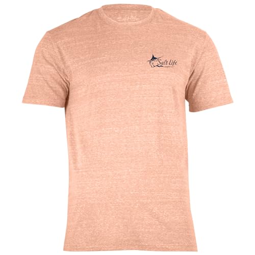 Salt Life Marlin Sun Coast Short Sleeve Tee, Desert Clay, Small