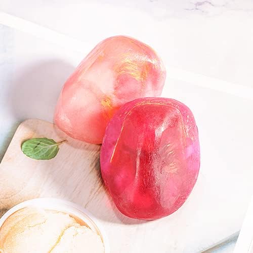 Soap Bar Sets - Bff Beauty 6pcs Hand Face Body Bar Soap Christmas Birthday Gift Set for Women, Perfect Gemstone Soap Rocks Set for Women & Men Moisturizing Skin, Best Gift Ideal for Birthday Gifts