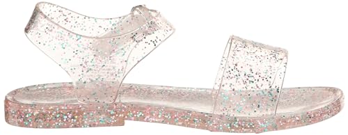 Carter's Kids IRIS7 Sandal, Grey Shimmer, 4 US Unisex Toddler