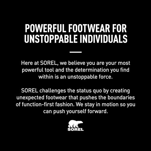 Sorel Women's Snow Boots, Black Black X Quarry, 12