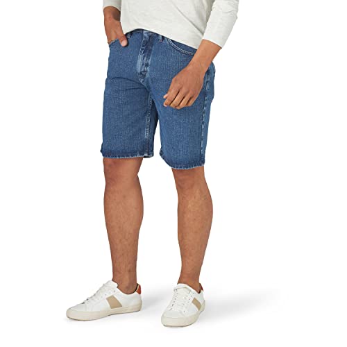Lee Men's Regular Fit Denim Short, Pepper Stone, 31