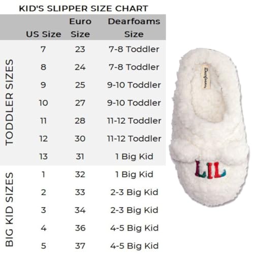 Dearfoams Matching Family Toddler Lil Baby Bear Retired Colors Slipper, Navy Blazer, 4-5 US Unisex Big Kid