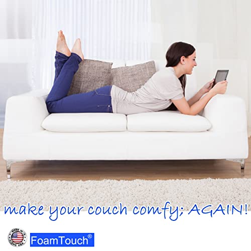 FoamTouch 2x24x120HDF1.8 Upholstery Foam, 2" x 24" x 120", White