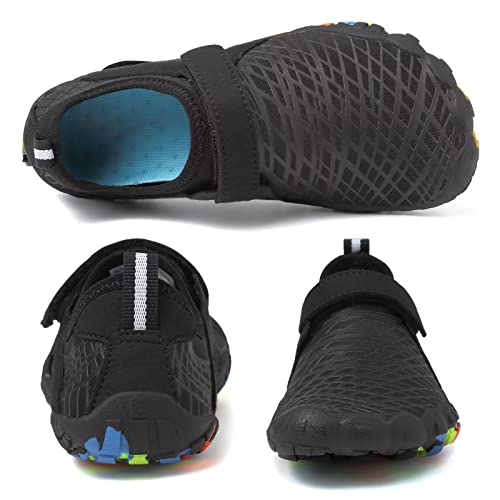 CIOR Kids Water Shoes Boys & Girls Lightweight Sport Shoes Aqua Athletic (Toddler/Little Kid/Big Kid) U122WZ625.EL-L.Blue-32