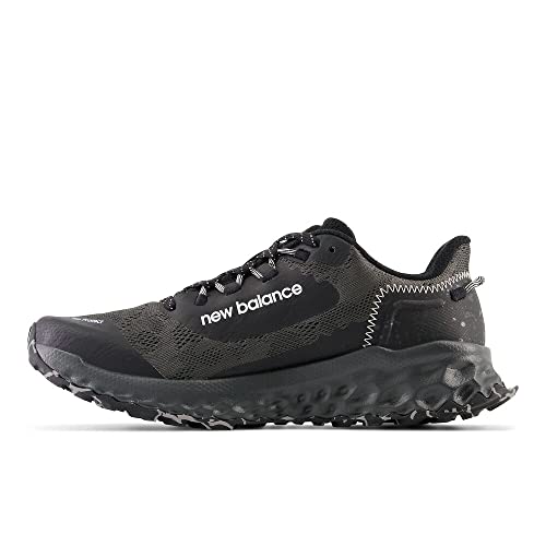 New Balance Women's Fresh Foam Garoe V1 Trail Running Shoe, Black/Blacktop/Sea Salt, 8