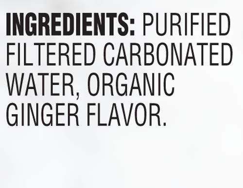 Langers Organic Flavored Sparkling Water, Ginger, 12 Ounce (Pack of 8)