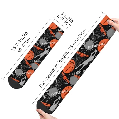 JKJOJIA Star Moon Novelty Socks For Men Women, Funny Crazy Crew Socks Casual Dress Socks Gifts