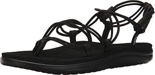 Teva Women's Voya Infinity Sandal, Black, 5