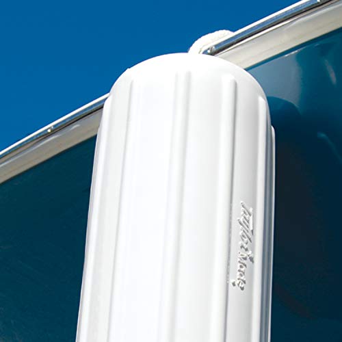 Taylor Made Products 71032 Big B Inflatable Vinyl Boat Fender with Center Rope Tube 10 inch x 26 inch, Black