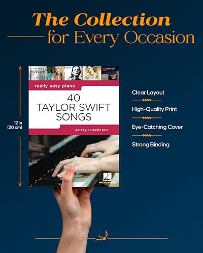 40 Taylor Swift Songs: Really Easy Piano Series with Lyrics & Performance Tips (Really Easy Piano; Hal Leonard)