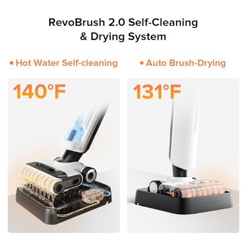roborock Flexi Wet Dry Vacuum Cleaner, 180° FlatReach Design, 17000Pa Cordless Vacuum Mop with Hot Water Self-Cleaning & Self-Drying, Edge-to-Edge Cleaning, Floor Cleaner for Tiles and Hard Floors