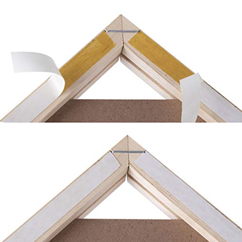 Canvas Frame, 28 x28 Inch Stretcher Bars Wood Kits with Accessories for Oil Painting and Picture Wall Art