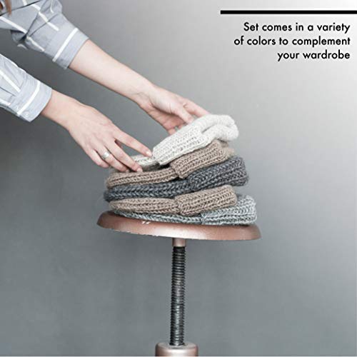 Cashmere Boutique Long Leg Warmers for Women and Girls ā Perfect for Any Occasion, Stylish, Fancy, Super Warm & Comfy Winter Leg Warmer Socks - Black, One Size