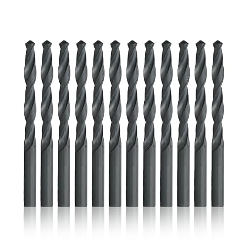 Drill America DWDN29P12 #29 High Speed Steel Black Oxide Drill Bit (Pack of 12), DWDN Series