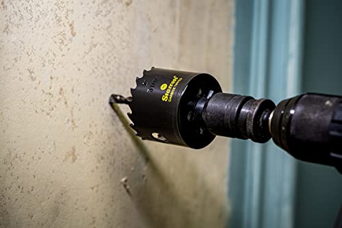 Starrett Carbide Tipped Hole Saw with Surface Finish - Ideal for Wood, PVC and Fiberglass - 3 Teeth per Inch, 6" Diameter, 41mm - 1-5/8" Cutting Depth - CT600