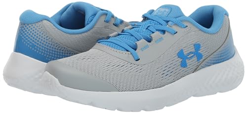 Under Armour Boys' Pre School Rogue 4, (004) Black/Beta/Tech Blue, 2.5, US