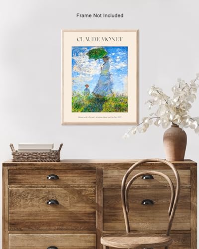Poster Master Monet Poster - Bazille and Camille Print - Study for Déjeuner sur l'Herbe Art - Garden Art - Impressionism Art - Couple Art - Romantic Home or Office Wall Decor, 24x32 Unframed Wall Art