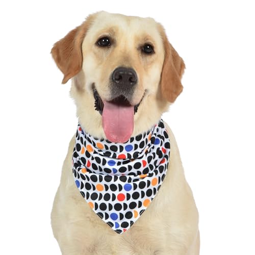 The Dodo Dog Bandana, Dodo Print; One Size Fits Most; 26 Inch Dog Bandana Triangle; Dodo Pattern Neck Kerchief for Dogs, Everyday Pet Apparel Accessories