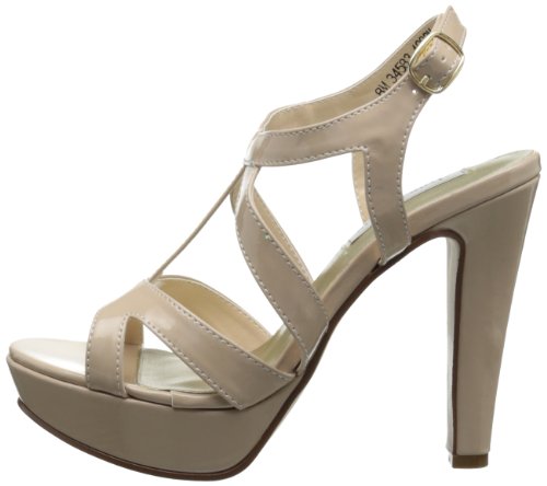 Touch Ups Women's Queenie Synthetic Platform Sandal,Nude Patent,11 M US