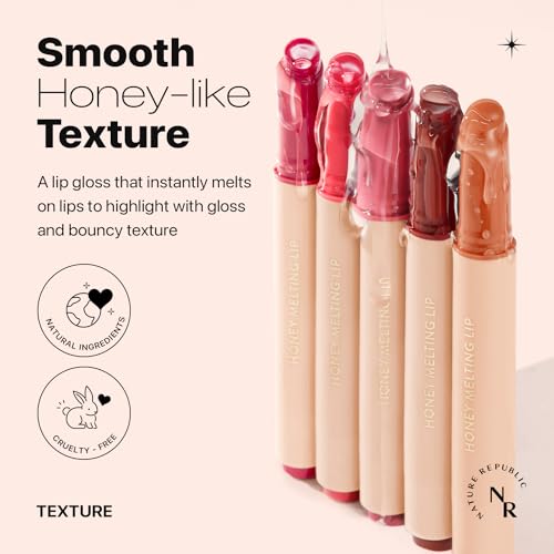 Nature Republic HONEY MELTING LIP 13-14 GLITTER (AURORA GLITTER)