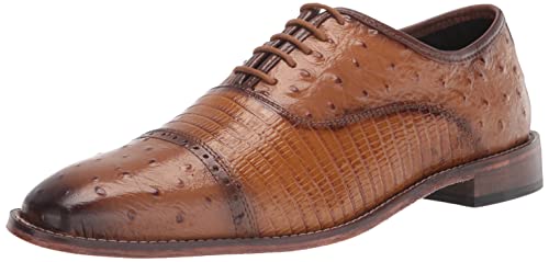 Stacy Adams Men's Rodano Cap Toe Oxford, TAN, 11 Wide