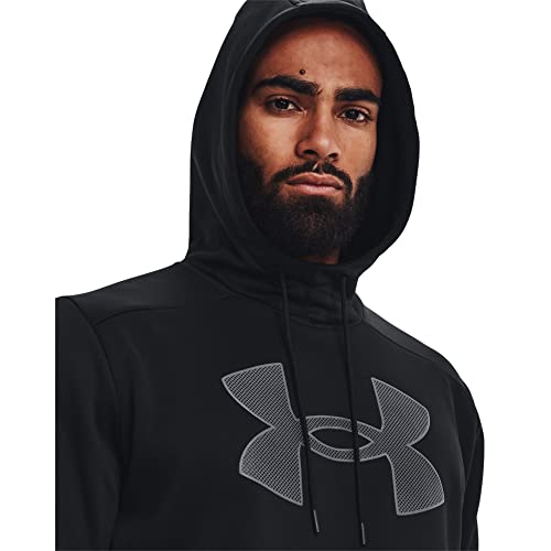 Under Armour Mens Big Logo ArmourFleece Hoodie, (782) Rise/Rise/Black, 4X-Large Tall
