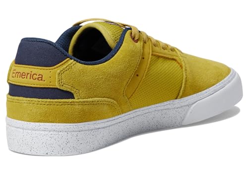 Emerica Men's The Low Vulc Skate Shoe, Grey/Tan, 10.5