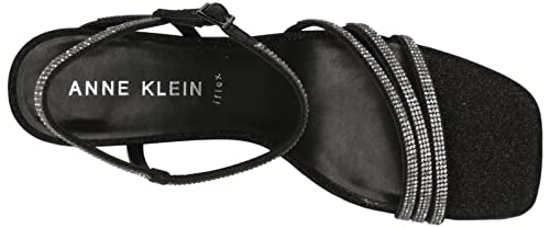 Anne Klein Women's Genova Wedge Sandal, Silver, 11