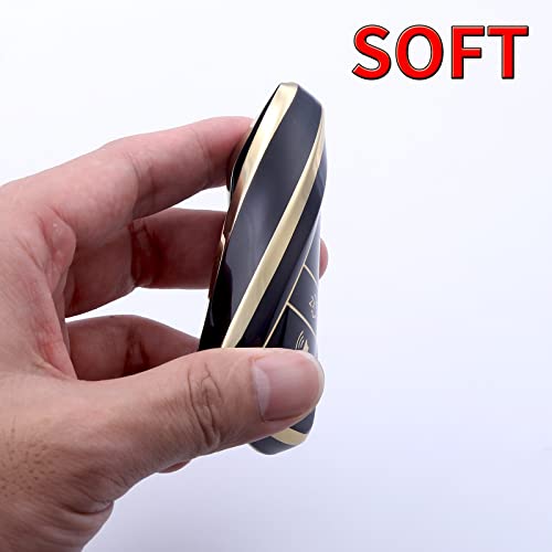 LCXJMWKL for Ford Key Fob Cover,Compatible with Ford Fusion F150 F250 F350 F450 F550 Edge Explorer Smart Key Premium Soft TPU Anti-dust Full Protection